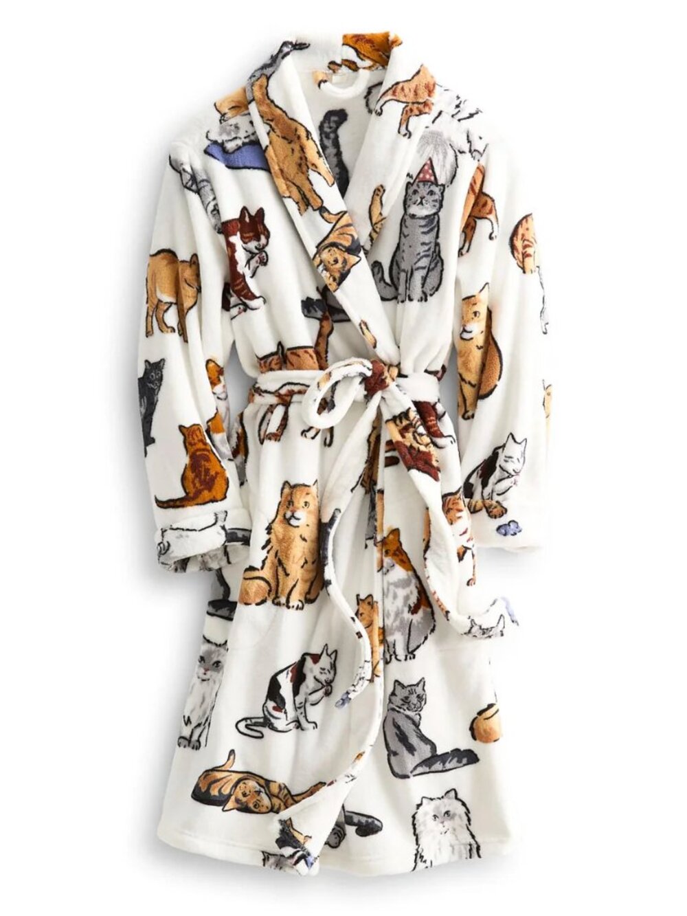 NWT Vera Bradley A CAT'S LIFE Fleece Robe L/XL